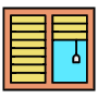 Window Curtain free icon for commercial use