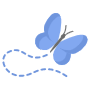Blue Butterfly icon