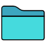Blue Folder free icon for commercial use