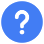 Blue Question icon