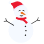 Christmas Snowman free icon for commercial use