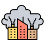 City Air Pollution free icon for commercial use