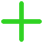 Green Plus free icon for commercial use