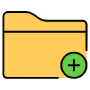Add Folder free icon for commercial use
