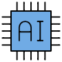 AI Chip free icon for commercial use