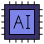 AI Chip free icon for commercial use