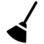 Black Broom free icon for commercial use