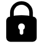Black Padlock free icon for commercial use