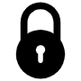 Black Padlock free icon for commercial use