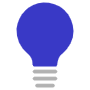 Blue Light Bulb free icon for commercial use