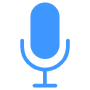 Blue Radio Microphone icon