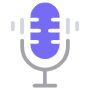 Blue Radio Microphone free icon for commercial use