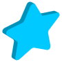 Blue Star free icon for commercial use