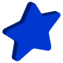 Blue Star free icon for commercial use