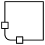 Bottom Left Corner free icon for commercial use