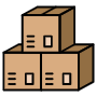 Boxes free icon for commercial use