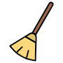 Broom free icon for commercial use