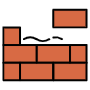 Build Brick Wall icon