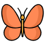 Butterfly free icon for commercial use