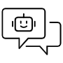 Chatbot free icon for commercial use
