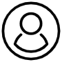 Circle Person free icon for commercial use