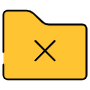Close Folder free icon for commercial use