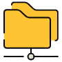 Data Storage Folders free icon for commercial use