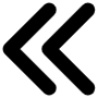Double Arrow Left free icon for commercial use