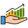 Financial Graph free icon for commercial use