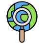 Globe Search icon