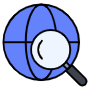 Globe Search icon