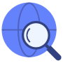 Globe Search icon