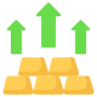 Gold Price Up icon