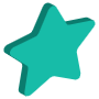 Green Star free icon for commercial use
