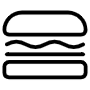 Hamburger free icon for commercial use