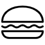 Hamburger free icon for commercial use