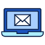 Laptop And Email icon