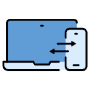 Laptop And Smartphone free icon for commercial use