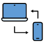 Laptop And Smartphone free icon for commercial use