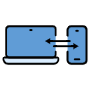 Laptop And Smartphone free icon for commercial use