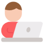 Laptop Student free icon for commercial use