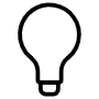 Light Bulb free icon for commercial use