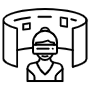 Metaverse Woman icon
