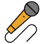 Microphone free icon for commercial use