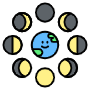 Moon Phase free icon for commercial use