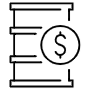 Oil Barrel Price And Dollar free icon for commercial use