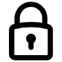 Padlock free icon for commercial use