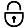 Padlock free icon for commercial use