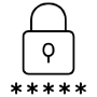 Password free icon for commercial use