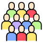 People Meeting free icon for commercial use